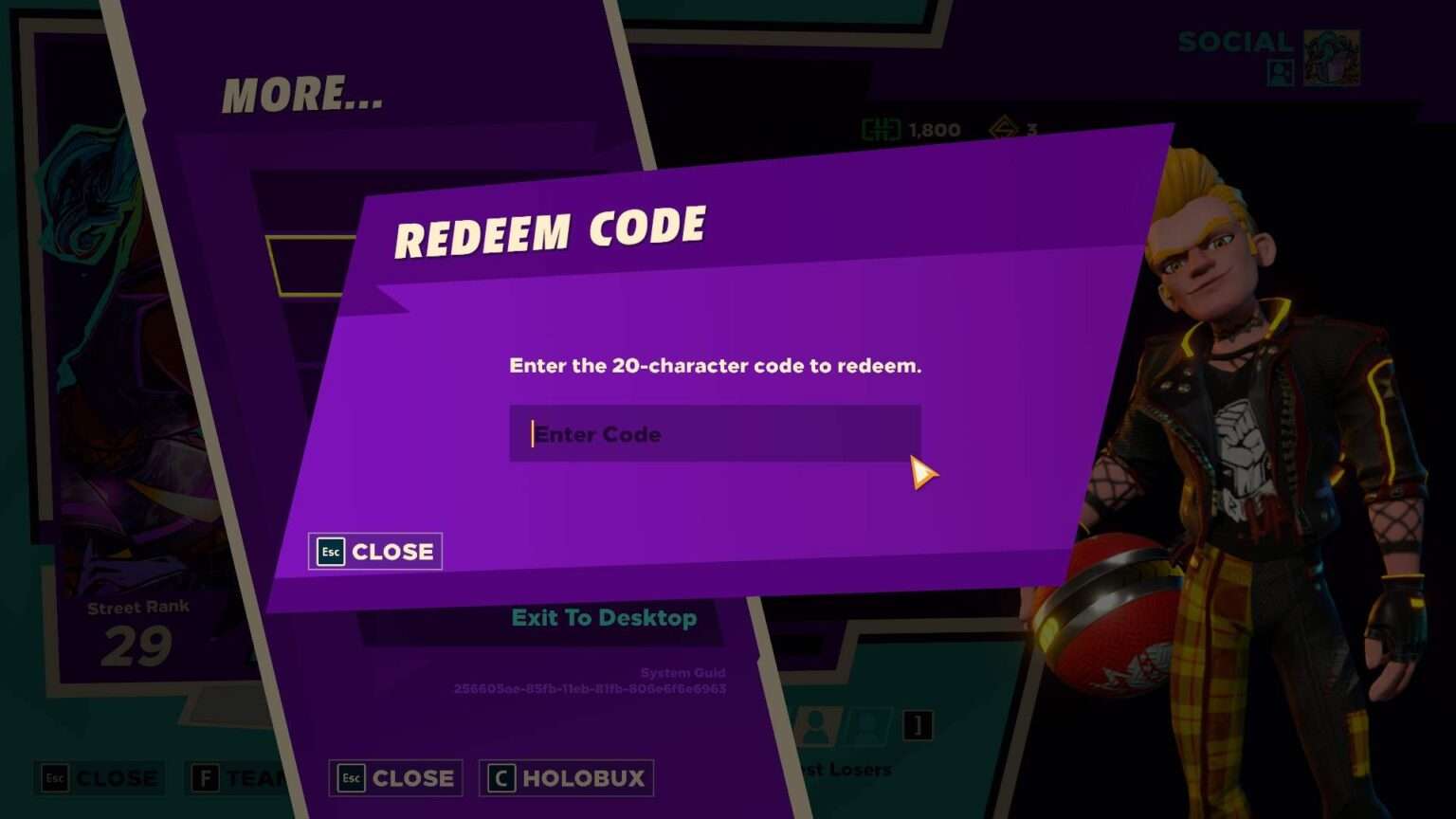 knockout city redeem codes