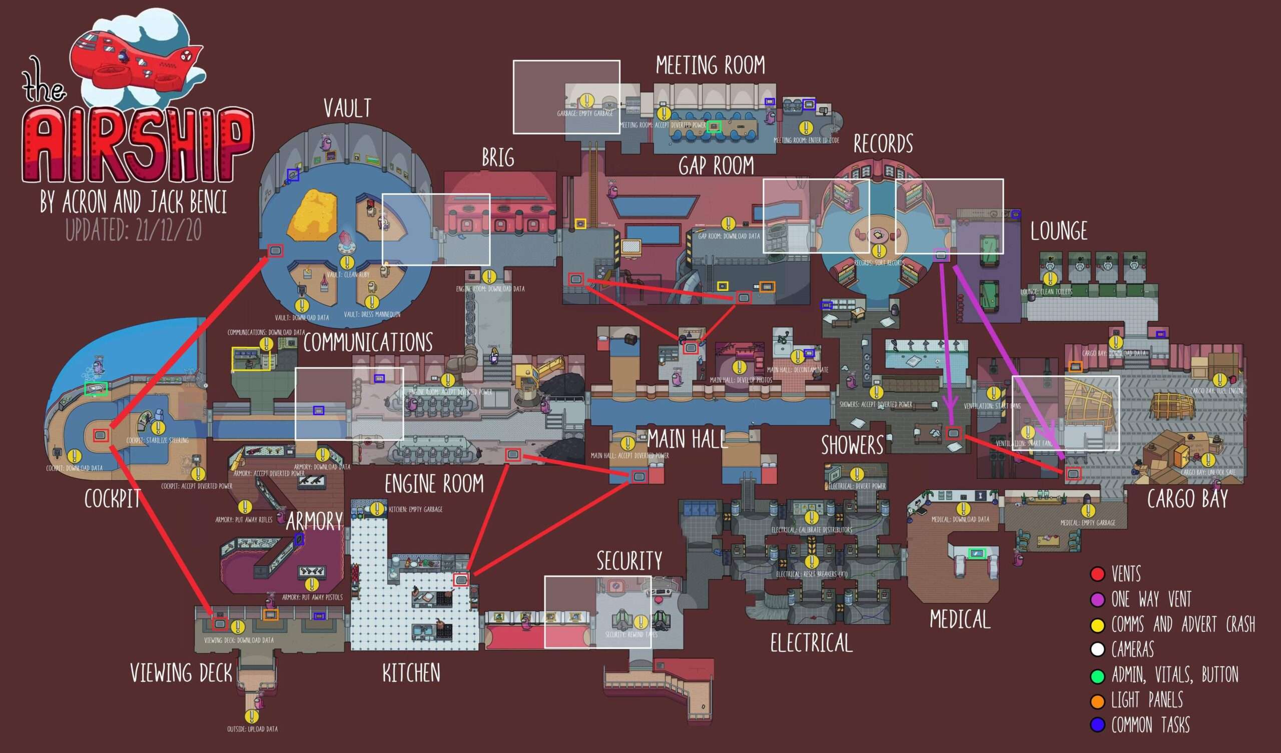 Among Us Detailed Maps - vrogue.co