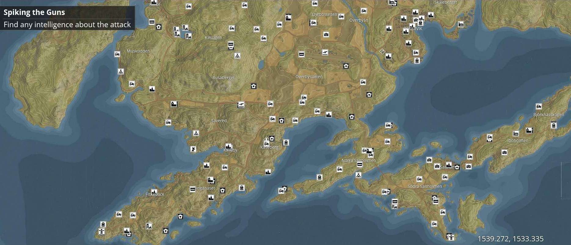 generation zero schematic locations map